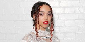 london, england   february 17    fka twigs attends the burberry autumnwinter 2020 show during london fashion week at kensington olympia on february 17, 2020 in london, england photo by david m benettdave benettgetty images for burberry