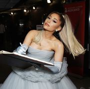los angeles, california   january 26 ariana grande is seen at the grammy charities signings during the 62nd annual grammy awards at staples center on january 26, 2020 in los angeles, california photo by robin marchantgetty images for the recording academy