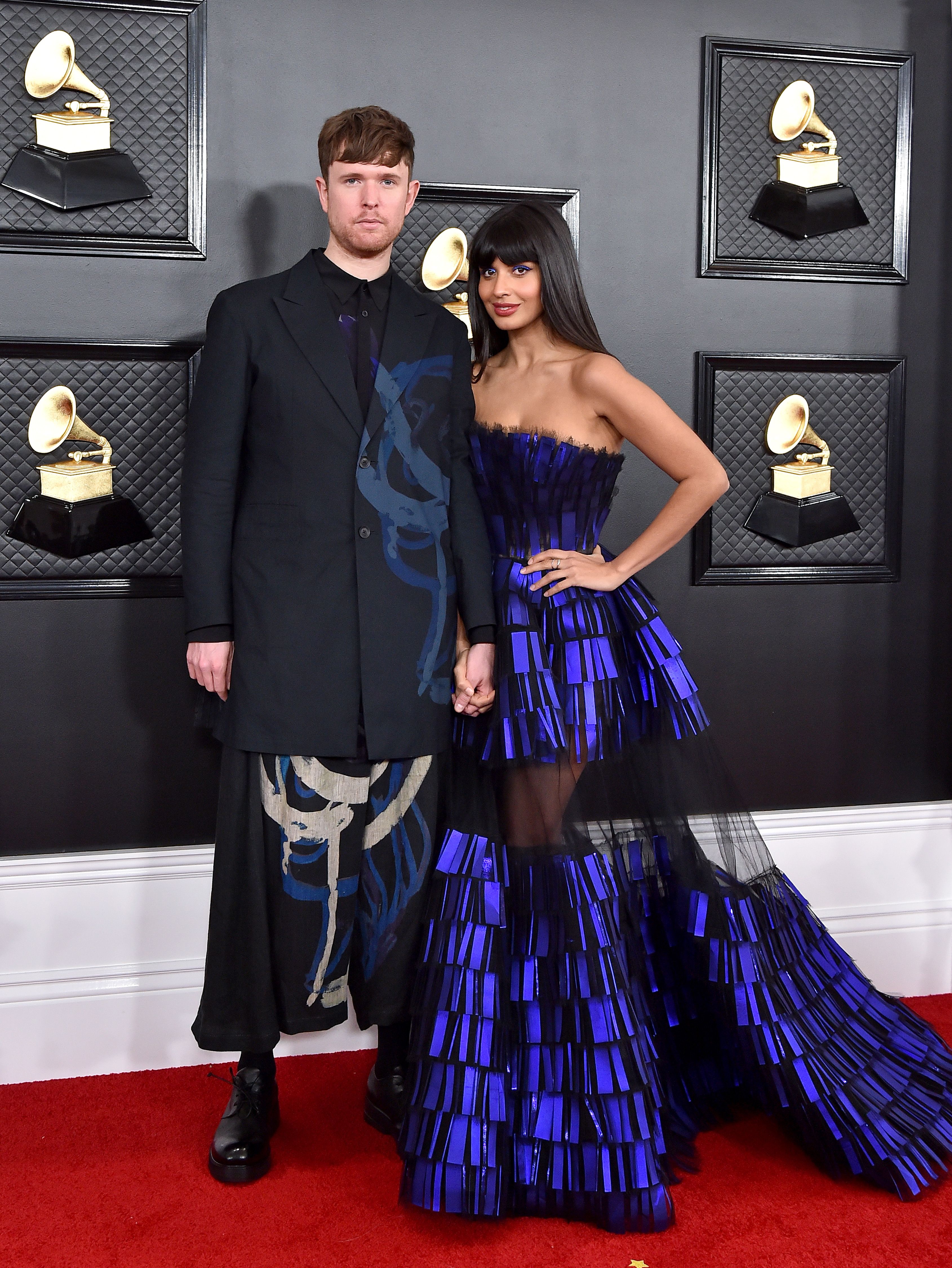 Photos from 2022 Grammys: Red Carpet Couples