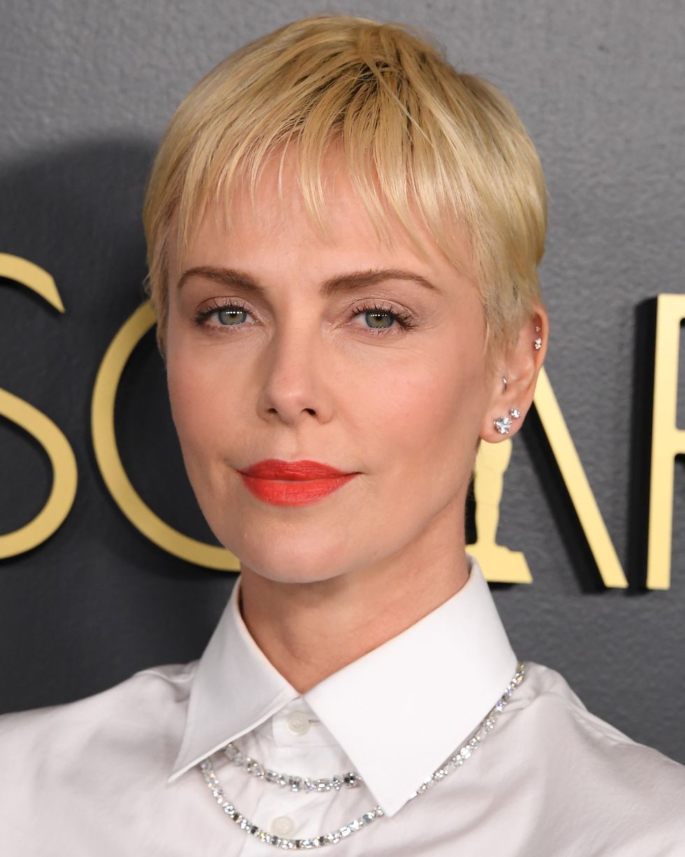 19 Times Charlize Theron Inspired Us To Cut Our Hair Short  HuffPost Life