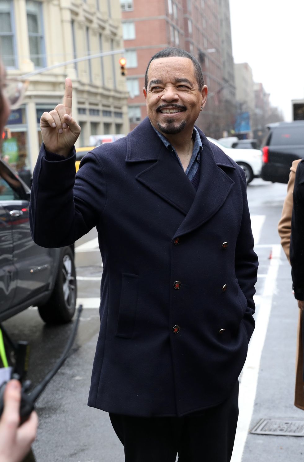 new york, ny   february 26 ice t is seen on the set of law and order special victims unit on february 26, 2020 in new york city  photo by jose perezbauer griffingc images