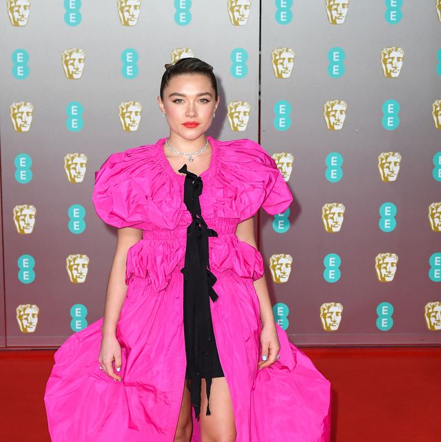 london, england february 02 florence pugh attends the ee british academy film awards 2020 at royal albert hall on february 02, 2020 in london, england photo by stephane cardinale corbiscorbis via getty images
