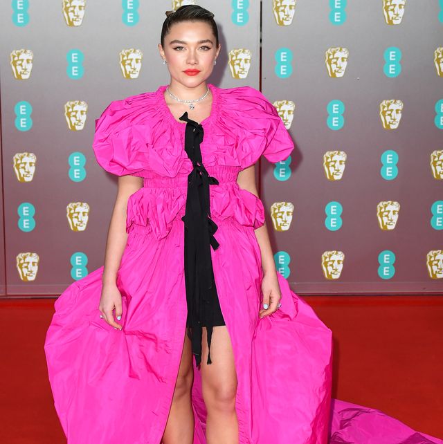 london, england february 02 florence pugh attends the ee british academy film awards 2020 at royal albert hall on february 02, 2020 in london, england photo by stephane cardinale corbiscorbis via getty images