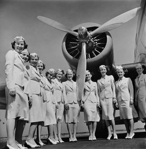flight attendant uniform 1930s