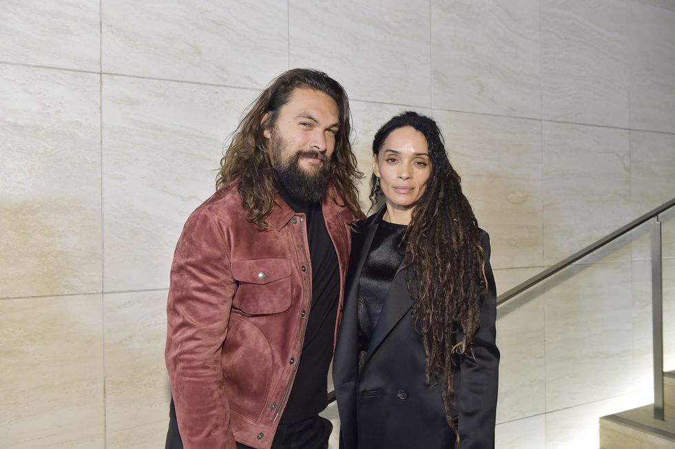 los angeles, california   february 07 jason momoa and  lisa bonet attend tom ford autumnwinter 2020 runway show at milk studios on february 07, 2020 in los angeles, california photo by stefanie keenangetty images for tom ford autumnwinter 2020 runway show