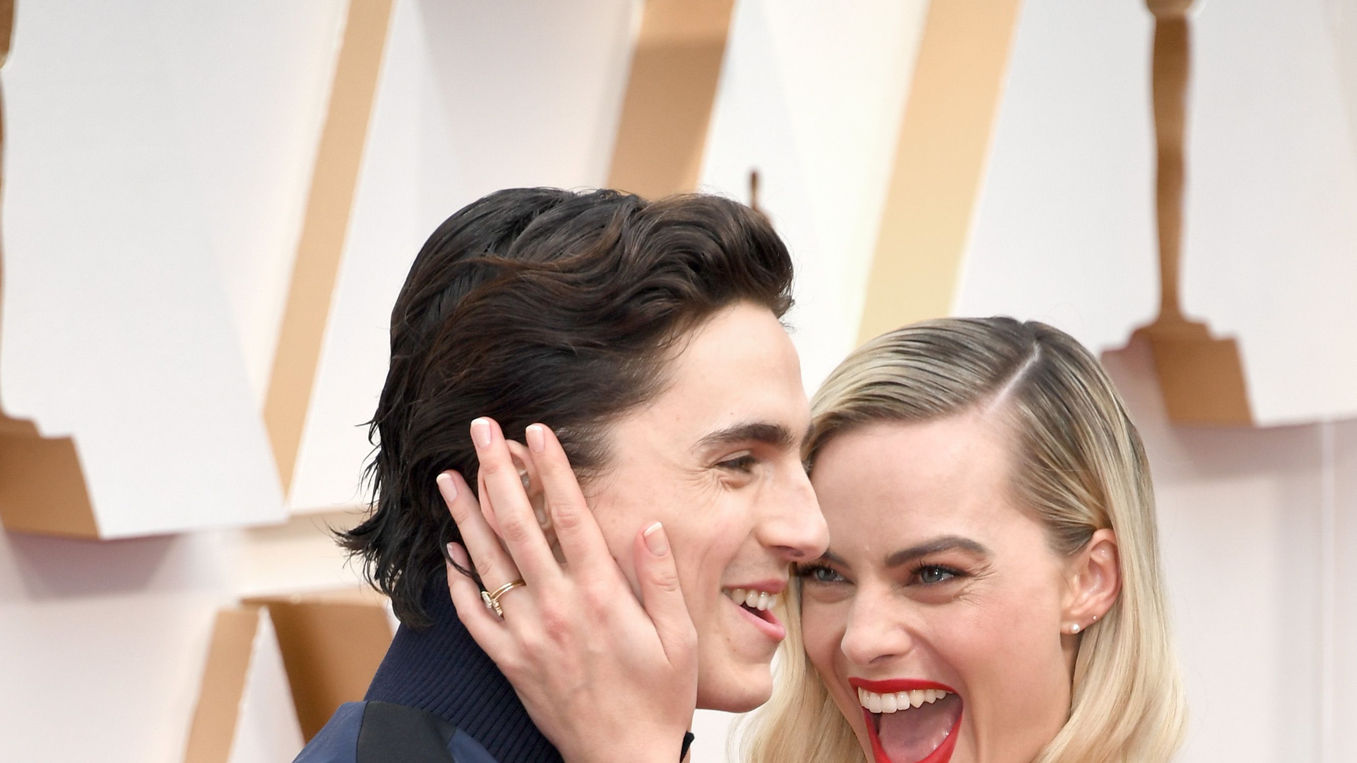 Oscars 2020: Timothee Chalamet Crashes Margot Robbie on Red Carpet