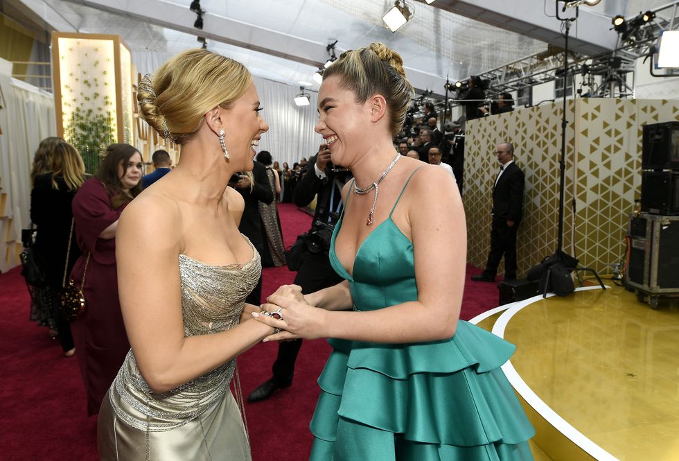 Scarlett Johansson and Florence Pugh - oscars 2020