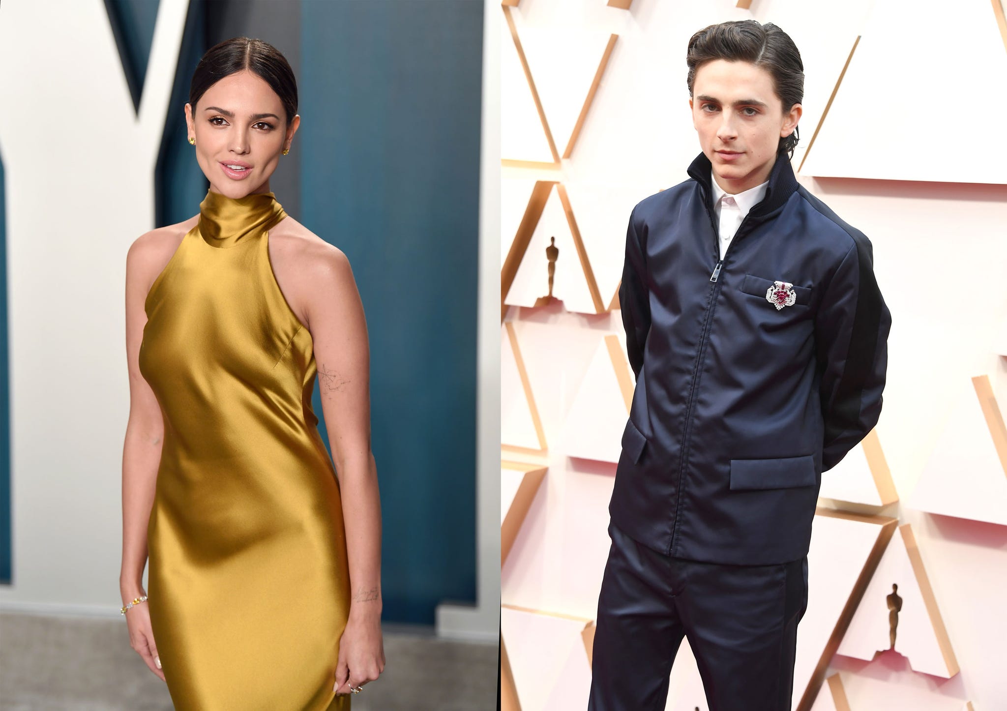 Timothée Chalamet y Eiza González: el beso más comentado en redes