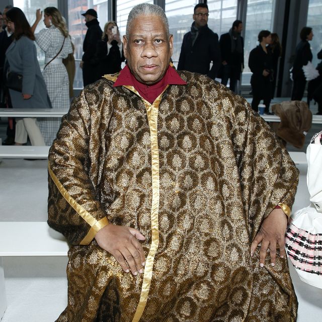 new york, new york   february 10 andré leon talley attends the front row for carolina herrera during new york fashion week on february 10, 2020 in new york city photo by john lamparskigetty images