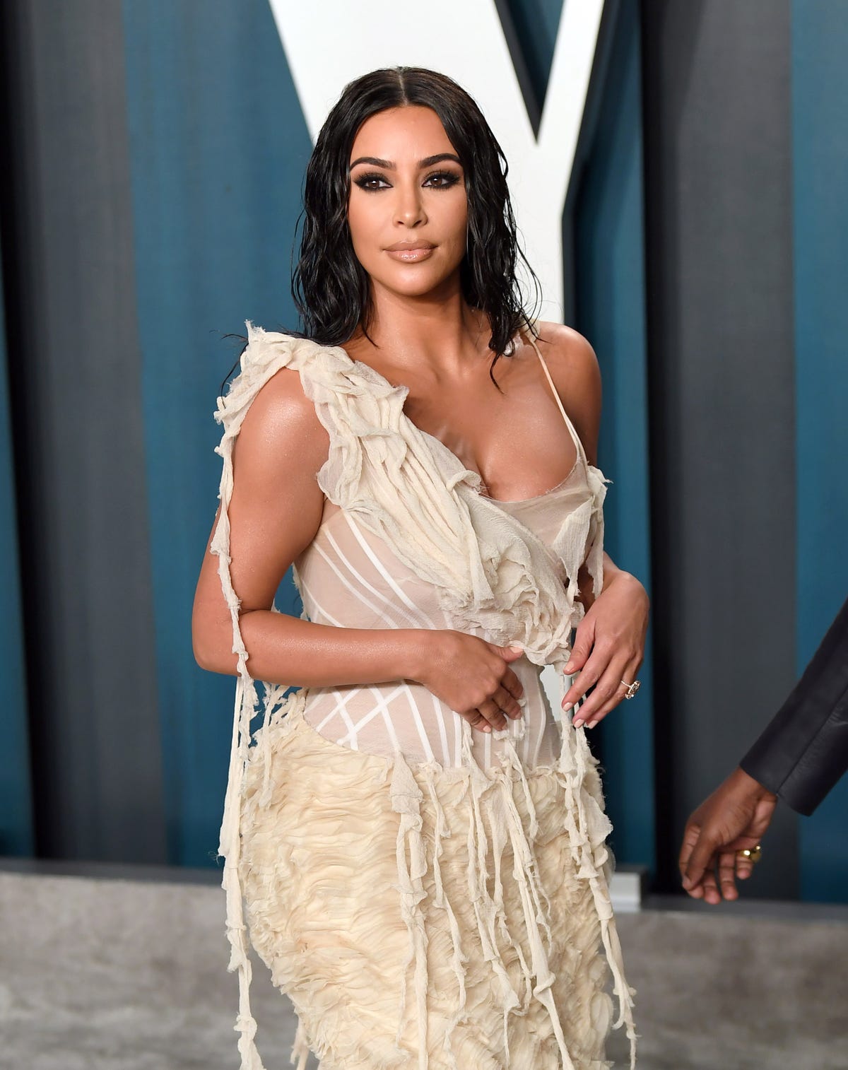 Kim Kardashian Wears An 'End Systemic Racism' Handbag