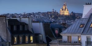uitzicht over de sacre coeur in parijs