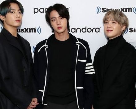 new york, new york   february 21 k pop boy band bts visit the siriusxm studios on february 21, 2020 in new york city photo by cindy ordgetty images for siriusxm