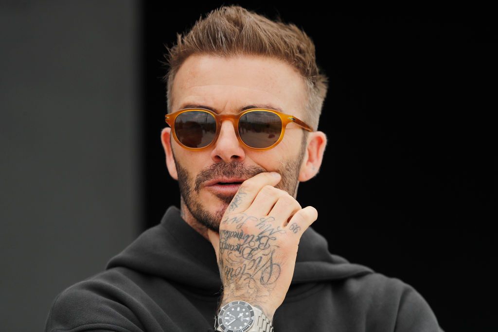 David Beckham sports new mysterious neck tattoo - Daily Star
