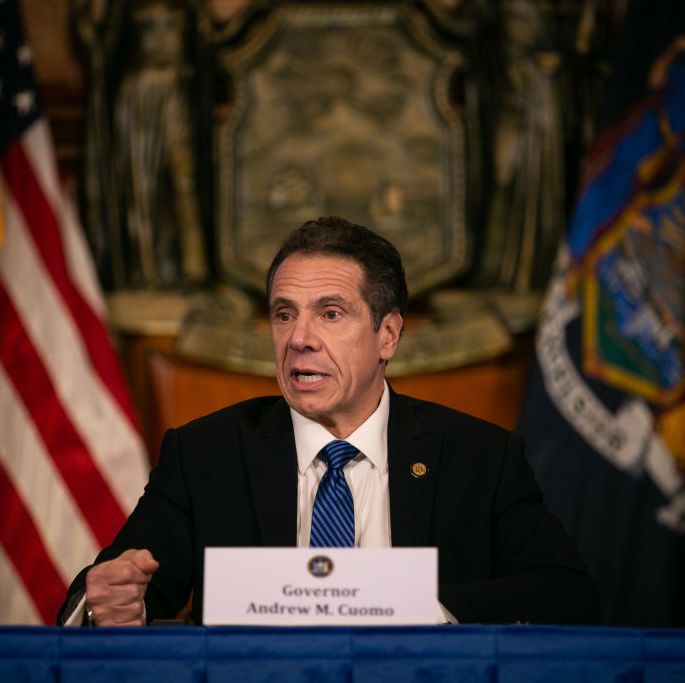 on tuesday, april 14, 2020, new york governor andrew cuomo gave his daily press briefing amidst the coronavirus crisis currently devastating the state this comes as president donald trump expressed his belief that he has total authority to re open the united states economy cuomo responded, saying if he ordered me to reopen in a way that would endanger the public health of the people of my state, i wouldnt do it photo by karla ann cotenurphoto via getty images