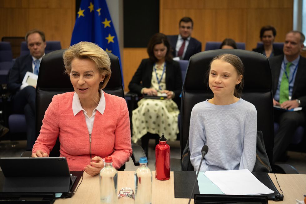 Greta Thunberg Meets European Commission President To Announce EU Climate Deal