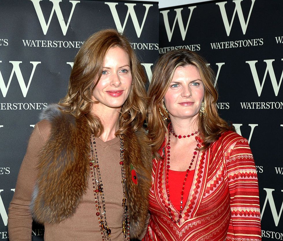 trinny woodall and susannah constantine during trinny and susannahs what not to wear masterclass at old trafford centre in manchester, great britain photo by david munnwireimage
