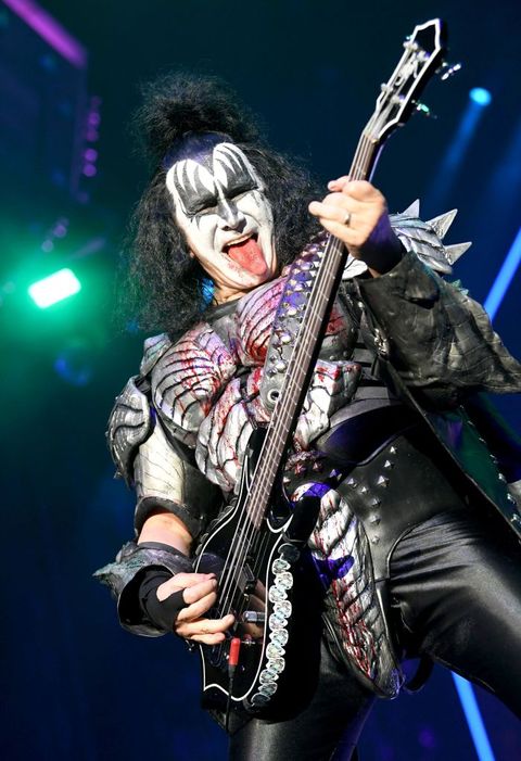 los angeles, california   march 04 gene simmons of kiss performs onstage at staples center on march 04, 2020 in los angeles, california photo by kevin wintergetty images for aba