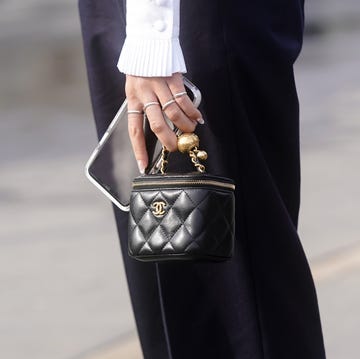 paris, france   march 03 a chanel bag is seen, outside chanel, during paris fashion week   womenswear fallwinter 20202021 on march 03, 2020 in paris, france photo by edward berthelotgetty images