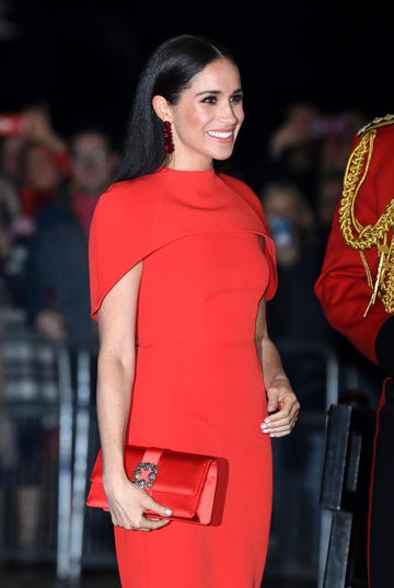 london, england march 07 meghan, duchess of sussex accompanied by prince harry, duke of sussex attends the mountbatten festival of music at royal albert hall on march 07, 2020 in london, england photo by karwai tangwireimage