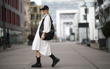 a person in a white dress