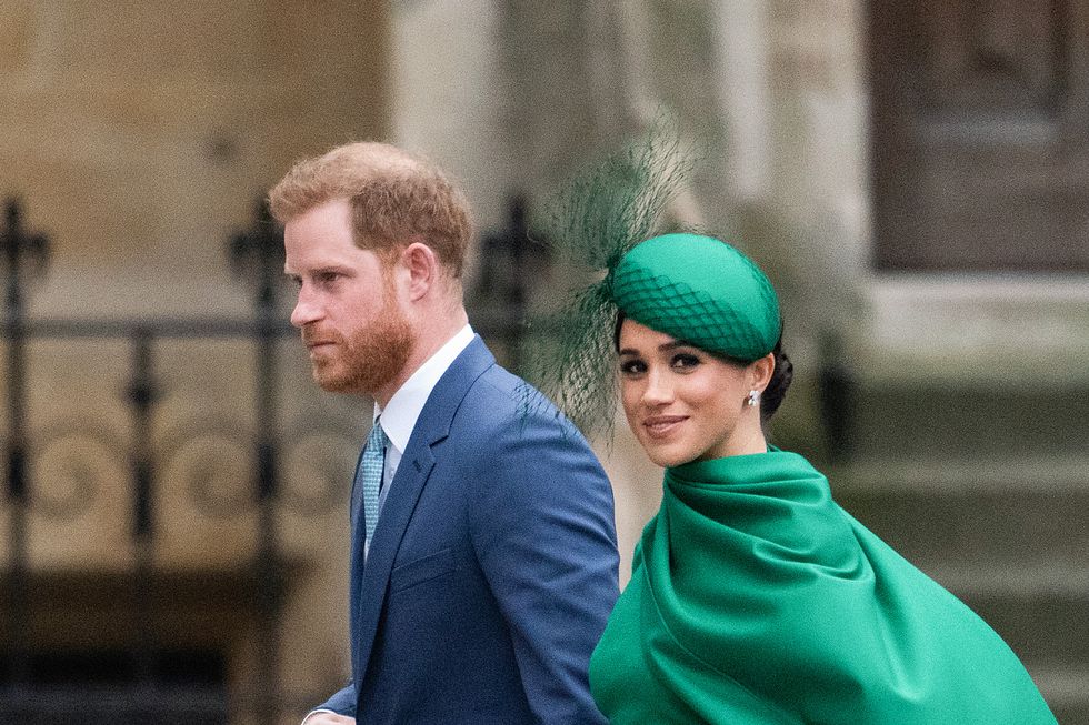 london, england march 09 prince harry, duke of sussex and meghan, duchess of sussex attend the commonwealth day service 2020 on march 09, 2020 in london, england photo by gareth cattermolegetty images