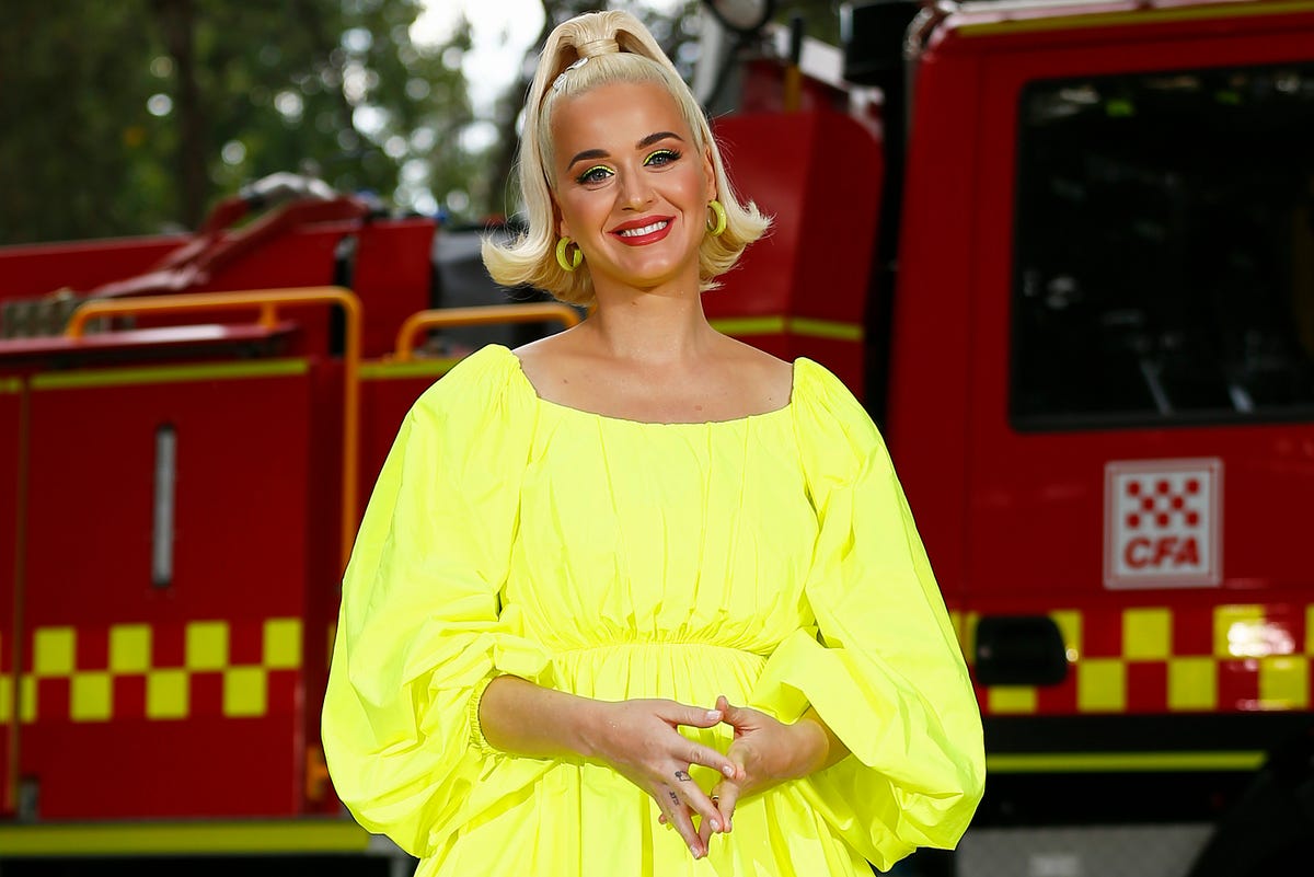 bright, australia   march 11 katy perry poses for a photograph on march 11, 2020 in bright, australia the free fight on concert was held for for firefighters and communities recently affected by the devastating bushfires in victoria photo by daniel pockettgetty images