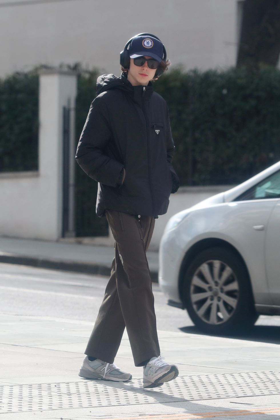 london, england   march 16 timothee chalamet seen walking in notting hill on march 16, 2020 in london, england photo by neil mockfordgc images
