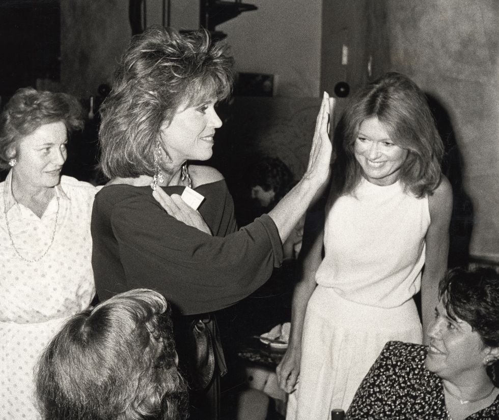 jane fonda and gloria steinem photo by ron galellaron galella collection via getty images