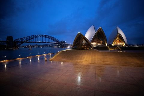 a general view of the sydney opera house sydney, australia