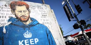A Graffiti Mural Of Prince Harry Appears In Los Angeles During Coronavirus Pandemic