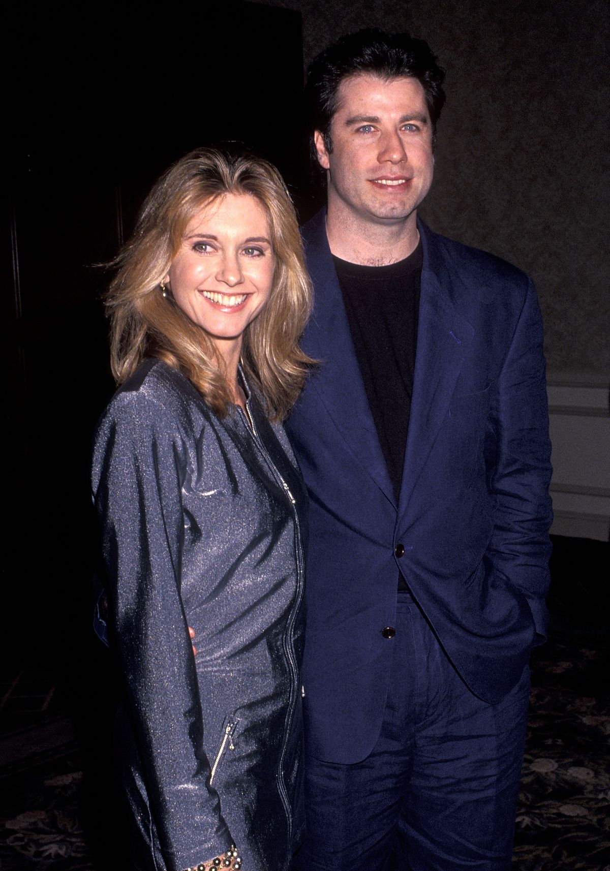 universal city, ca   february 15   singeractress olivia newton john and actor john travolta attend the grease original theatre productions 20th anniversary celebration on february 15, 1992 at sheraton universal hotel in universal city, california photo by ron galella, ltdron galella collection via getty images