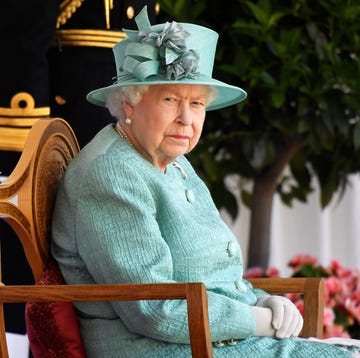 Trooping The Colour 2020 windsor, england june 13 queen elizabeth ii attends a ceremony to mark her official birthday at windsor castle on june 13, 2020 in windsor, england the queen celebrates her 94th birthday this year, in line with government advice, it was agreed that the queens birthday parade, also known as trooping the colour, would not go ahead in its traditional form photo by toby melville wpa poolgetty images