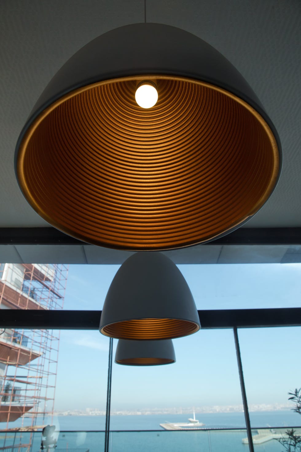 close up hanging black ceiling old lamp decoration luxury style . interior design, indoor lamps and electricity concept r ound lamp in a room, elegant modern home decor lighting. retro luxury light
