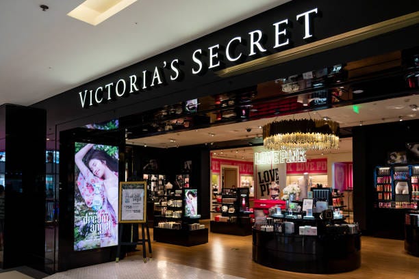 chongqing, china   20200829 american designer and manufacturer of womens lingerie, victorias secret store and logo seen in chongqing photo by alex taisopa imageslightrocket via getty images