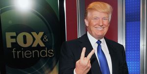 Donald Trump & LaLa Anthony Visit "FOX And Friends"
