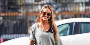 los angeles, ca   october 20 chrishell stause is seen outside dancing with the stars rehearsal studios on october 20, 2020 in los angeles, california  photo by fuppbauer griffingc images