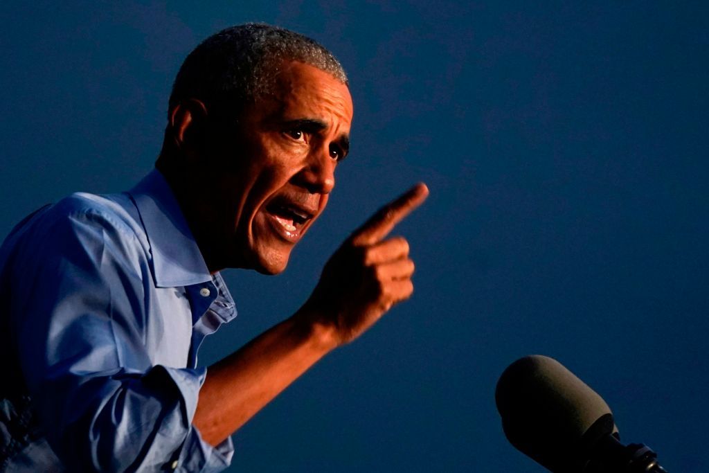 President Barack Obama Speaks Powerfully At Joe Biden Campaign Rally