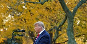 us president donald trump delivers an update on operation warp speed in the rose garden of the white house in washington, dc on november 13, 2020 photo by mandel ngan  afp photo by mandel nganafp via getty images