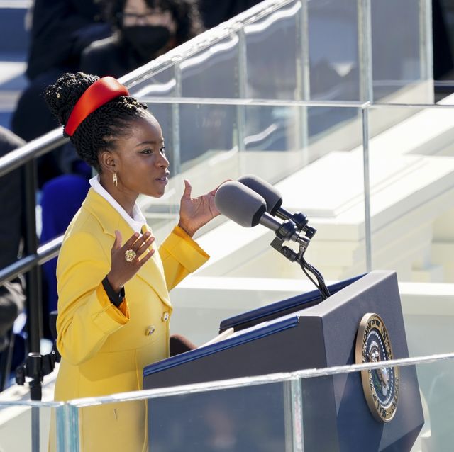 us poet amanda gorman reads a poem during the 59th presidential inauguration at the us capitol in washington dc on january 20, 2021 photo by kevin dietsch  pool  afp photo by kevin dietschpoolafp via getty images