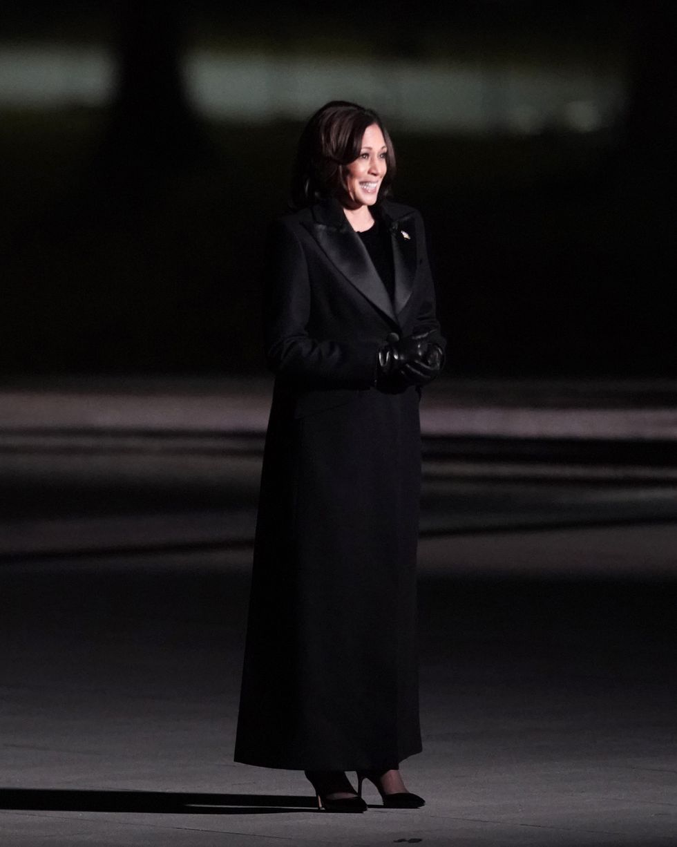 washington, dc   january 20  us vice president kamala harris participates in a televised ceremony at the lincoln memorial on january 20, 2021 in washington, dc  president joe biden was sworn in today as the 46th president  photo by joshua roberts poolgetty images