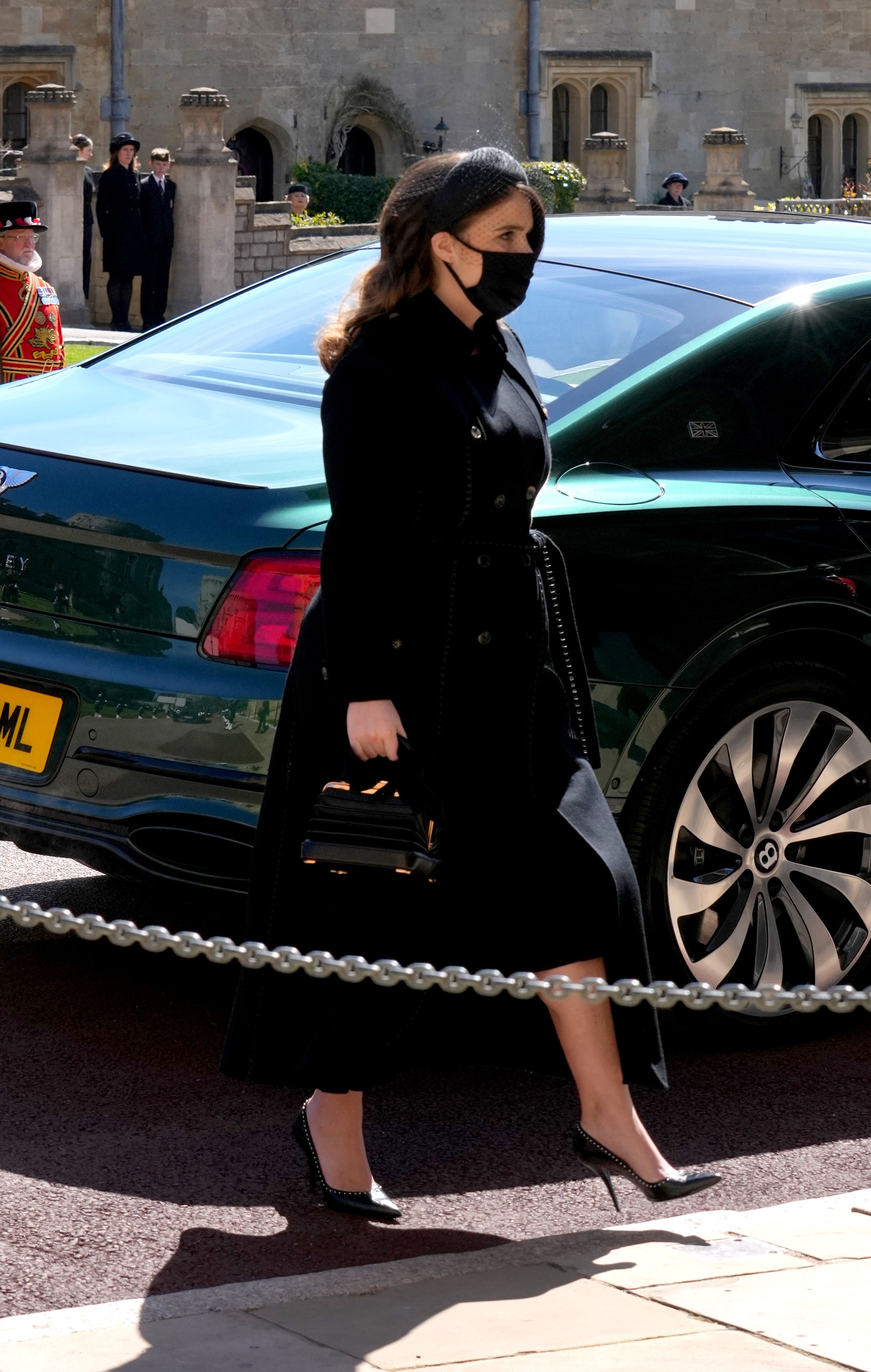 Princesses Beatrice and Eugenie Arrive at Prince Philip s Funeral