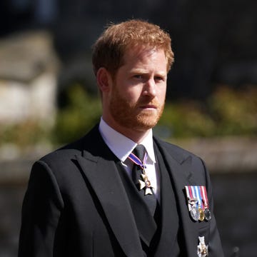 The Funeral Of Prince Philip, Duke Of Edinburgh Is Held In Windsor windsor, england april 17 prince harry arrives for the funeral of prince philip, duke of edinburgh at st georges chapel at windsor castle on april 17, 2021 in windsor, england prince philip of greece and denmark was born 10 june 1921, in greece he served in the british royal navy and fought in wwii he married the then princess elizabeth on 20 november 1947 and was created duke of edinburgh, earl of merioneth, and baron greenwich by king vi he served as prince consort to queen elizabeth ii until his death on april 9 2021, months short of his 100th birthday his funeral takes place today at windsor castle with only 30 guests invited due to coronavirus pandemic restrictions photo by victoria jones wpa poolgetty images