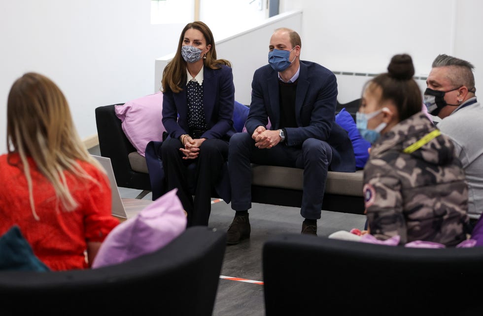 wolverhampton, england   may 13 prince william, duke of cambridge and catherine, duchess of cambridge visit base25 to mark mental health awareness week on may 13, 2021 in wolverhampton, england photo by molly darlington   wpa poolgetty images
