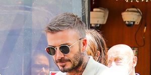 new york city, ny may 26 david beckham and victoria beckham are seen leaving bar pitti on may 26, 2021 in new york city, new york photo by megagc images