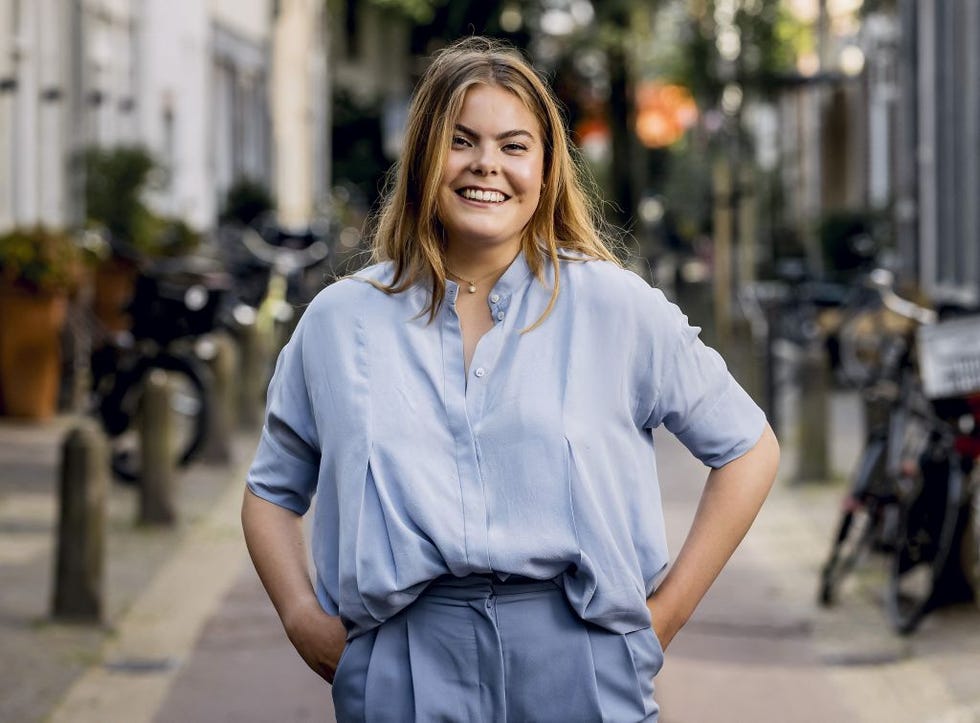 countess eloise of orange nassau of the dutch royal family, 19, poses in haarlem, near amsterdam, on june 17, 2021 the daughter of netherlands prince constantijn and princess laurentien releases a lifestyle book entitled learning by doing netherlands out photo by remko de waal anp afp netherlands out photo by remko de waalanpafp via getty images