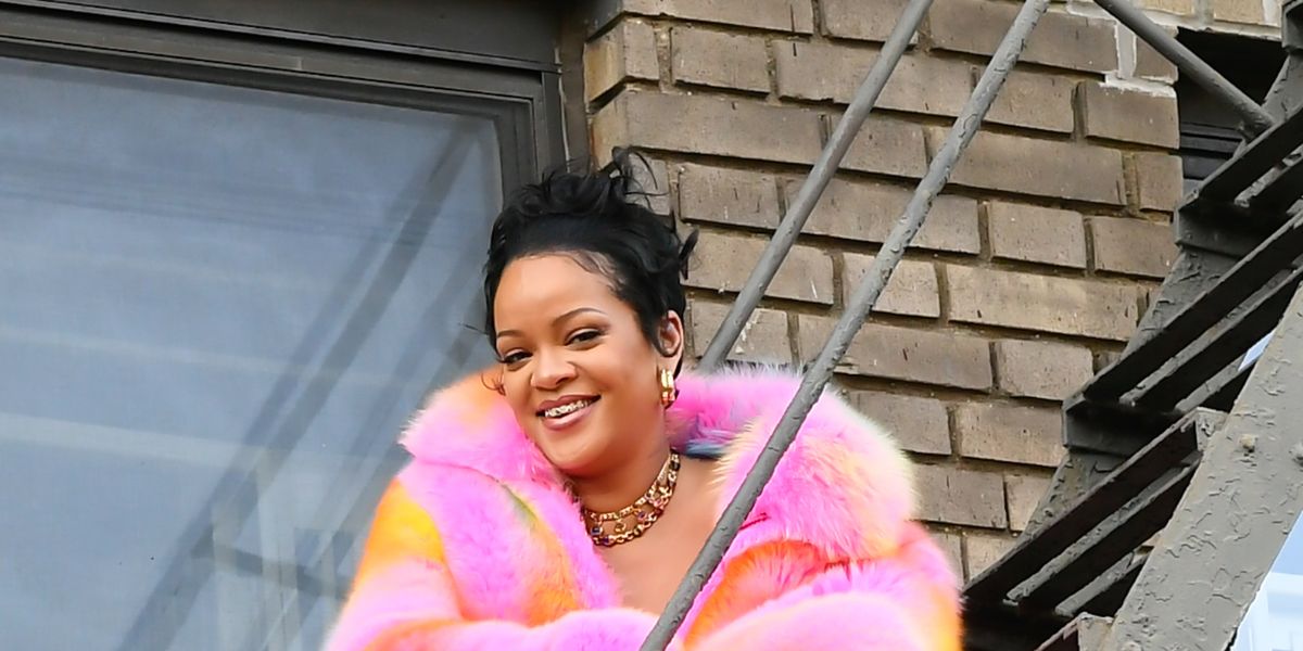 Rihanna's Love of Fur Hats Continues, Even Amid Summer
