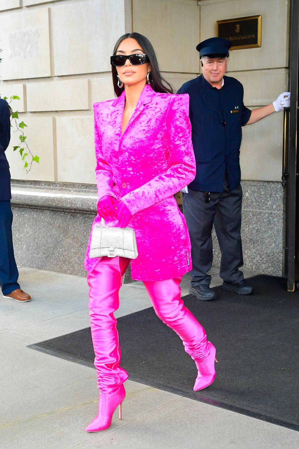 Kim Kardashian Wore Two Insane Outfits in One Day in NYC