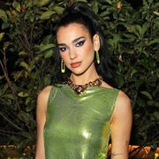 london, england   october 15  dua lipa attends an exclusive party hosted by frieze and versace to celebrate londons creative community at toklas on october 15, 2021 in london, england photo by david m benettdave benettgetty images for frieze