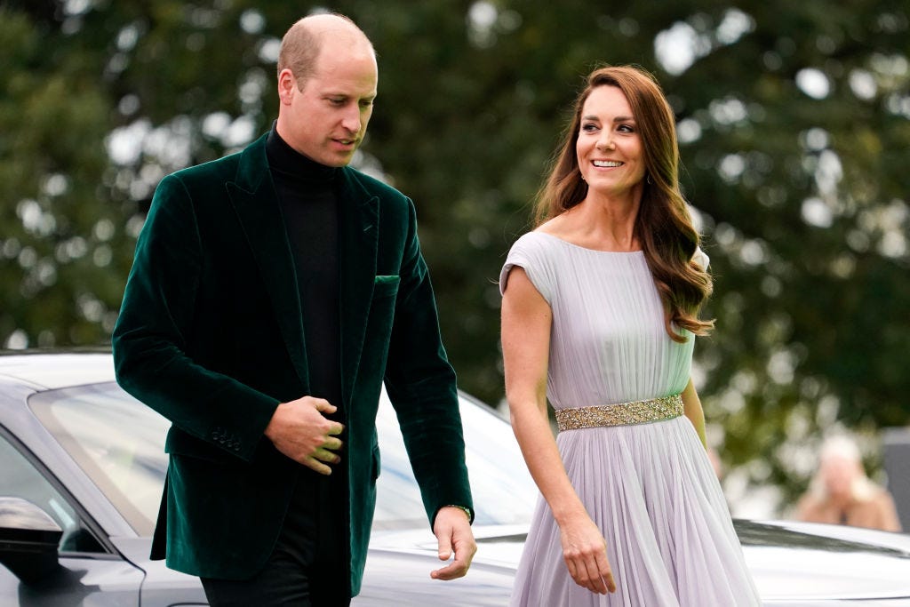 Princess Kate Wore a Green Sequin Gown to King Charles's 75th Birthday Party