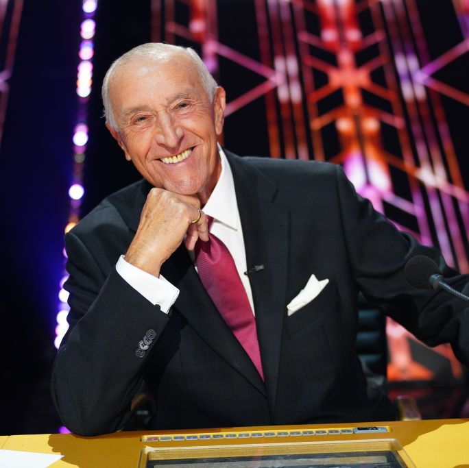 len goodman smiling on dancing with the stars